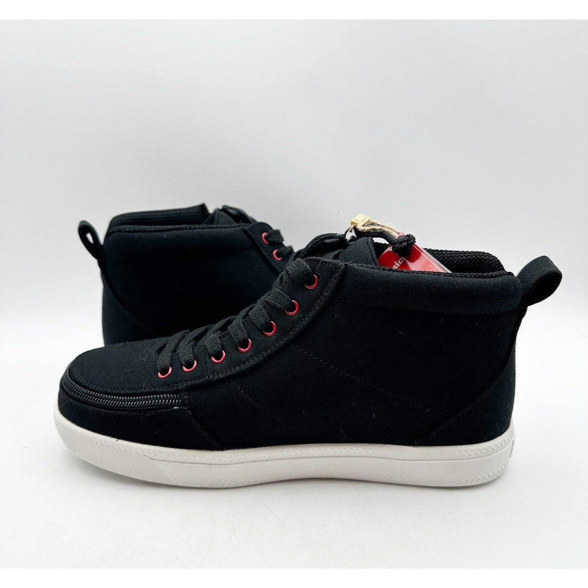 Billy Big Kids Classic DR High Sneaker Size 5 Wide EU 37 Black Red Light Up NIB