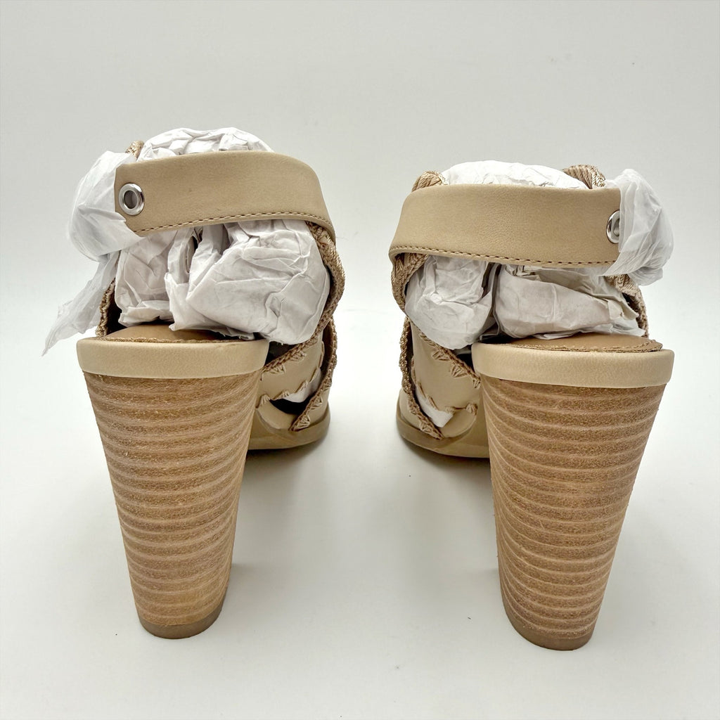 DV By Dolce Vita Womens Reanne Heeled Sandals Size 6 Tan NWOB