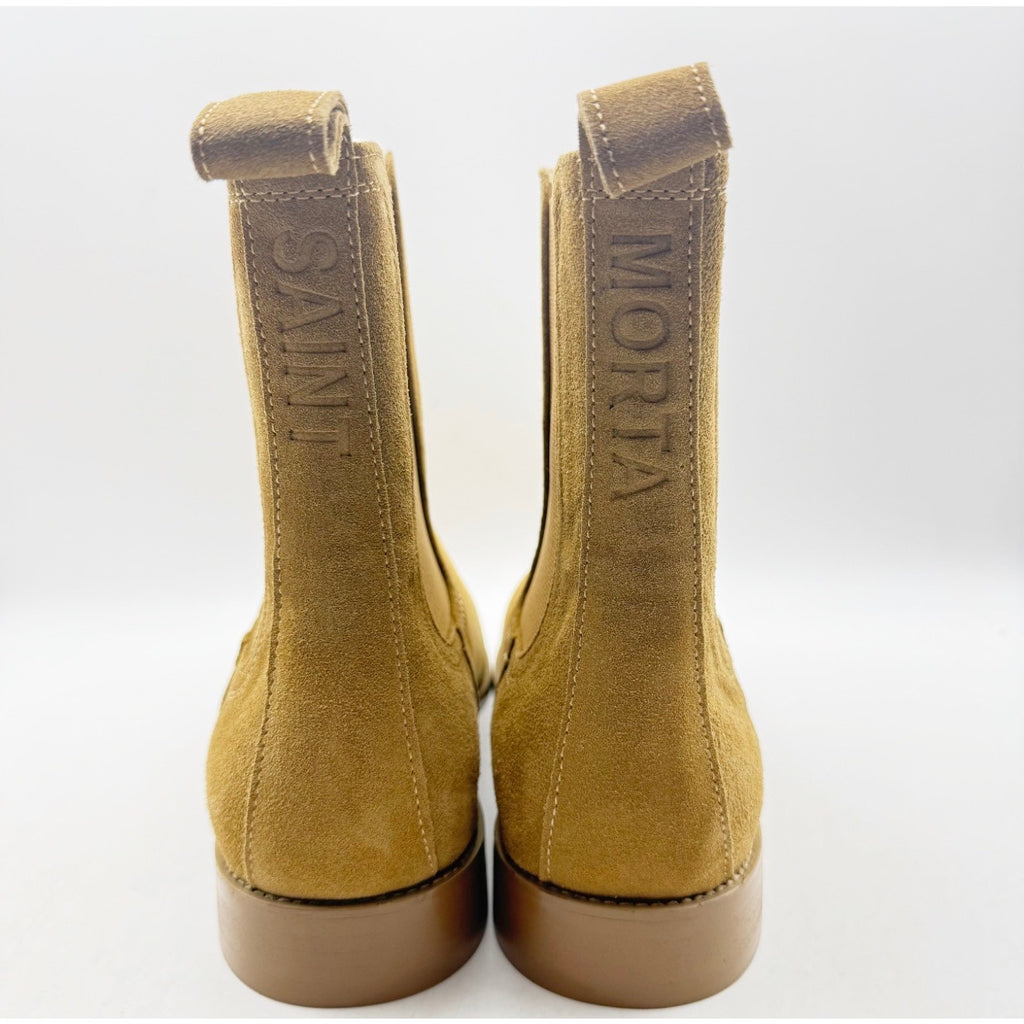 Saint Morta Men's Nomad Chelsea Boots Size 10 EU 44 Tan Camel Round Toe NIB