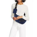 THINK ROYLN Sister Sling Denim Crossbody Bag Blue Stone Washed NWT