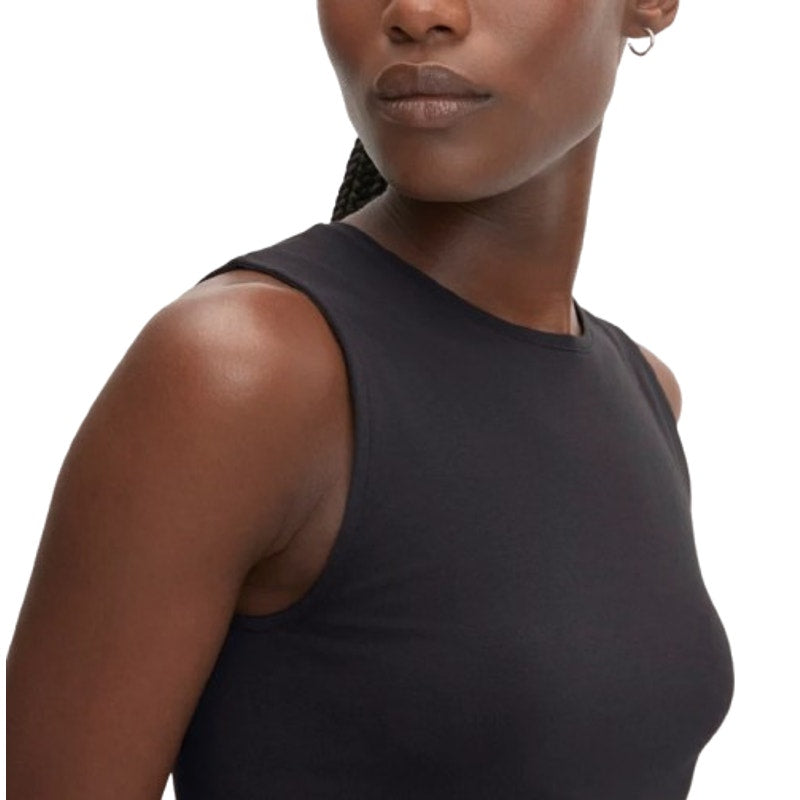 EVERLANE Women's The Supima Form Tank Top Medium Black Sleeveless Crewneck NWT