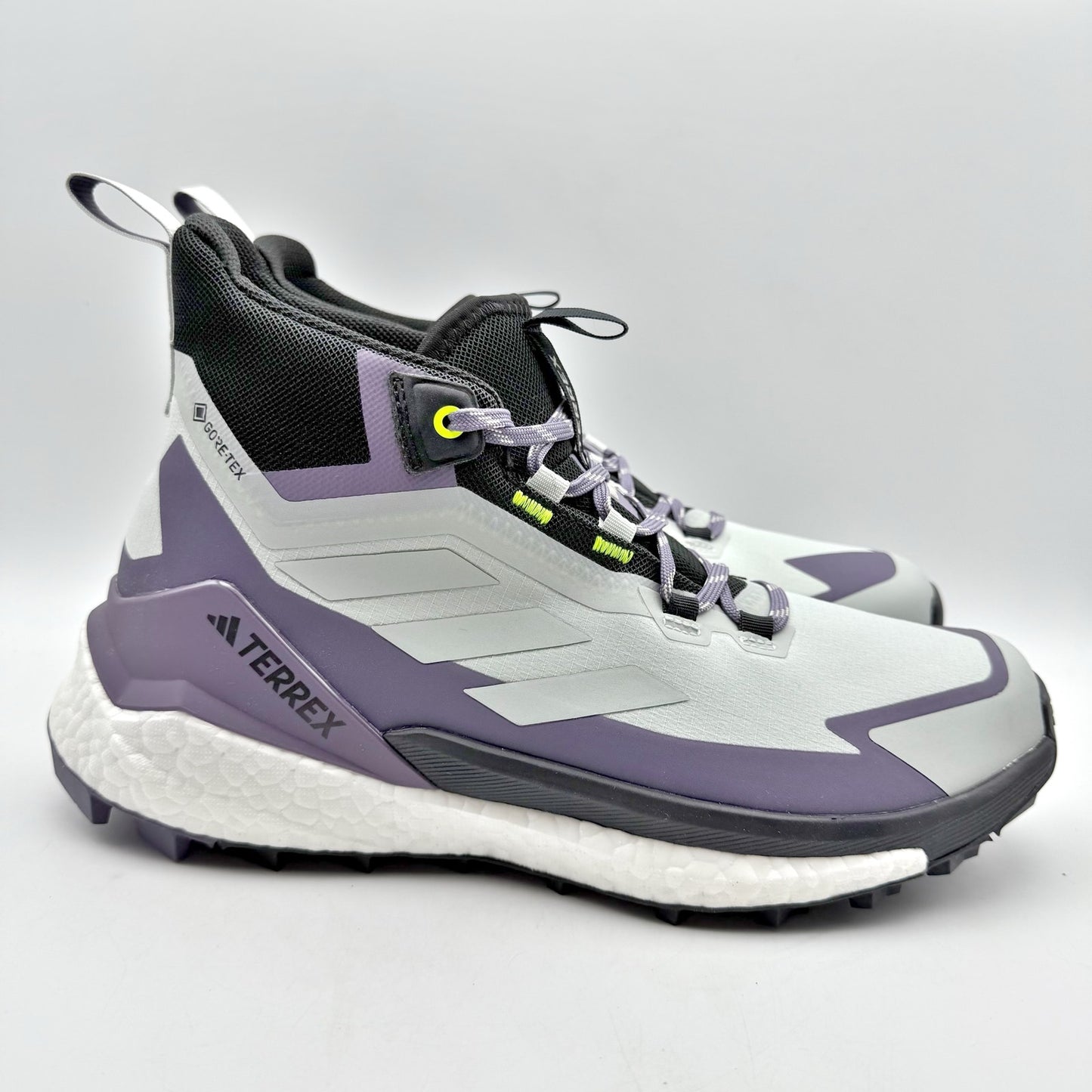 Adidas Womens Terrex Free Hiker 2 GTX Shoes US 10.5 Grey Purple Athletic WP