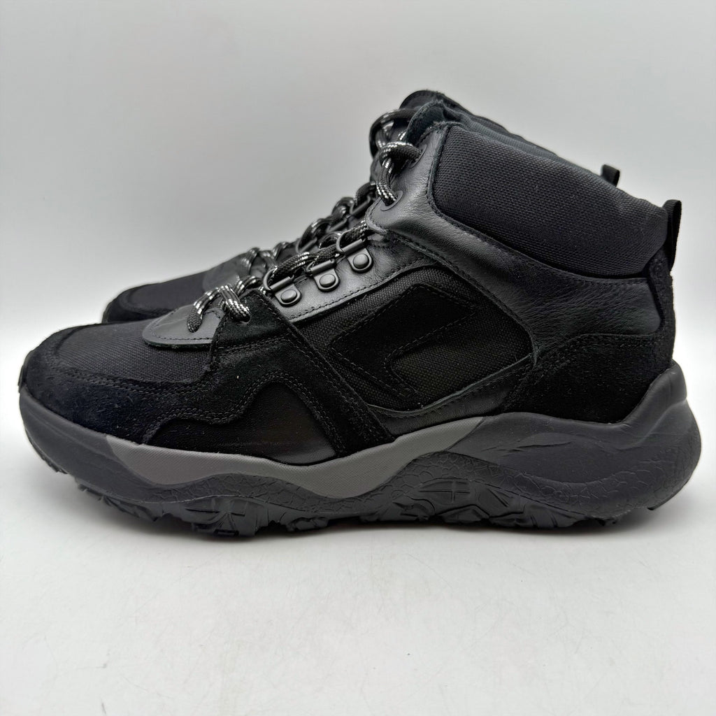 SAS Mens Hi Country-Y Hiking Boots 9 M Black Cast Iron Lace Up Lightweight NIB