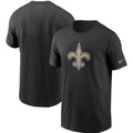 NIKE Men's New Orleans Saints Primary Logo T-Shirt Small Black NWT N199-00A