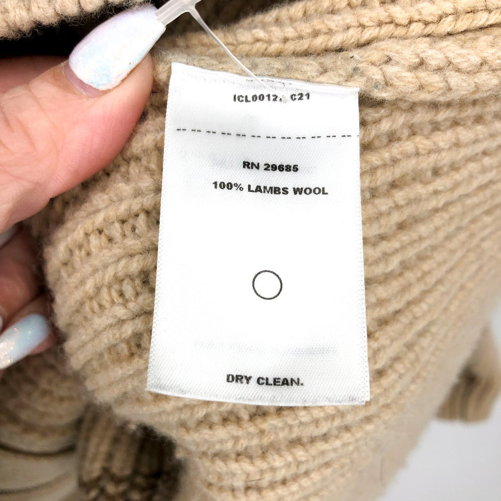 PENDLETON The Original Westerley Sweater XXL Tan Brown Full Zip Cardigan NWOT