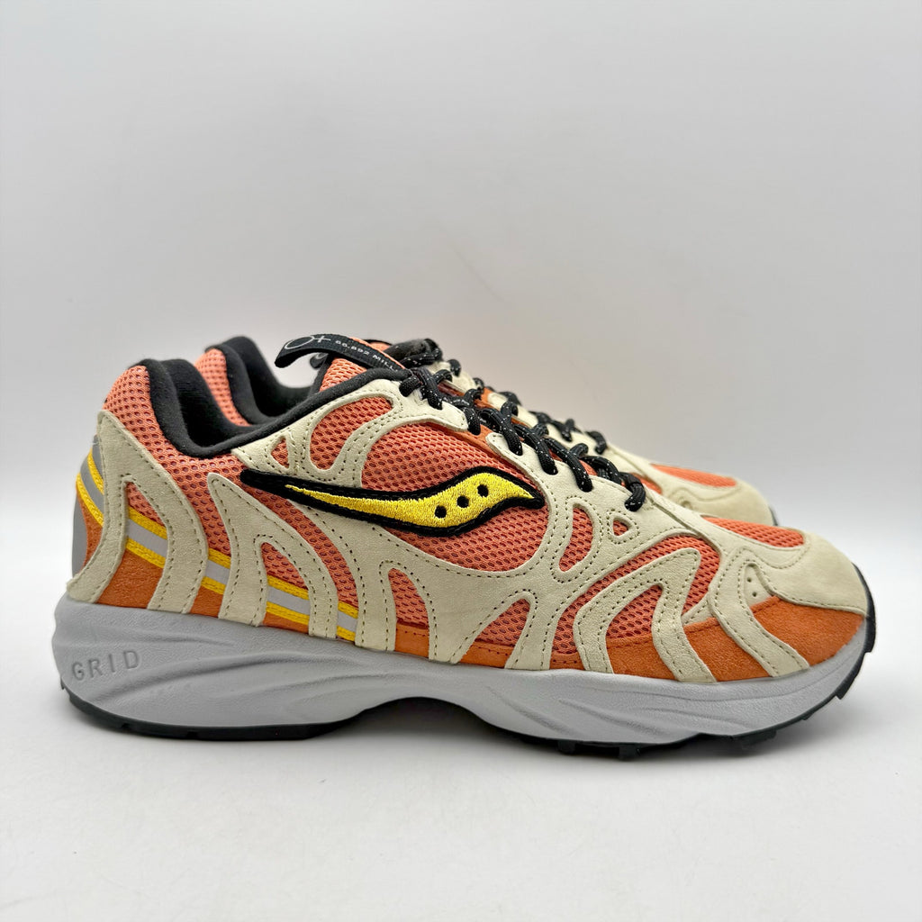 Saucony Mens Grid Azura 2000 Athletic Shoes Size 8 EU 41 Orange Tan NIB