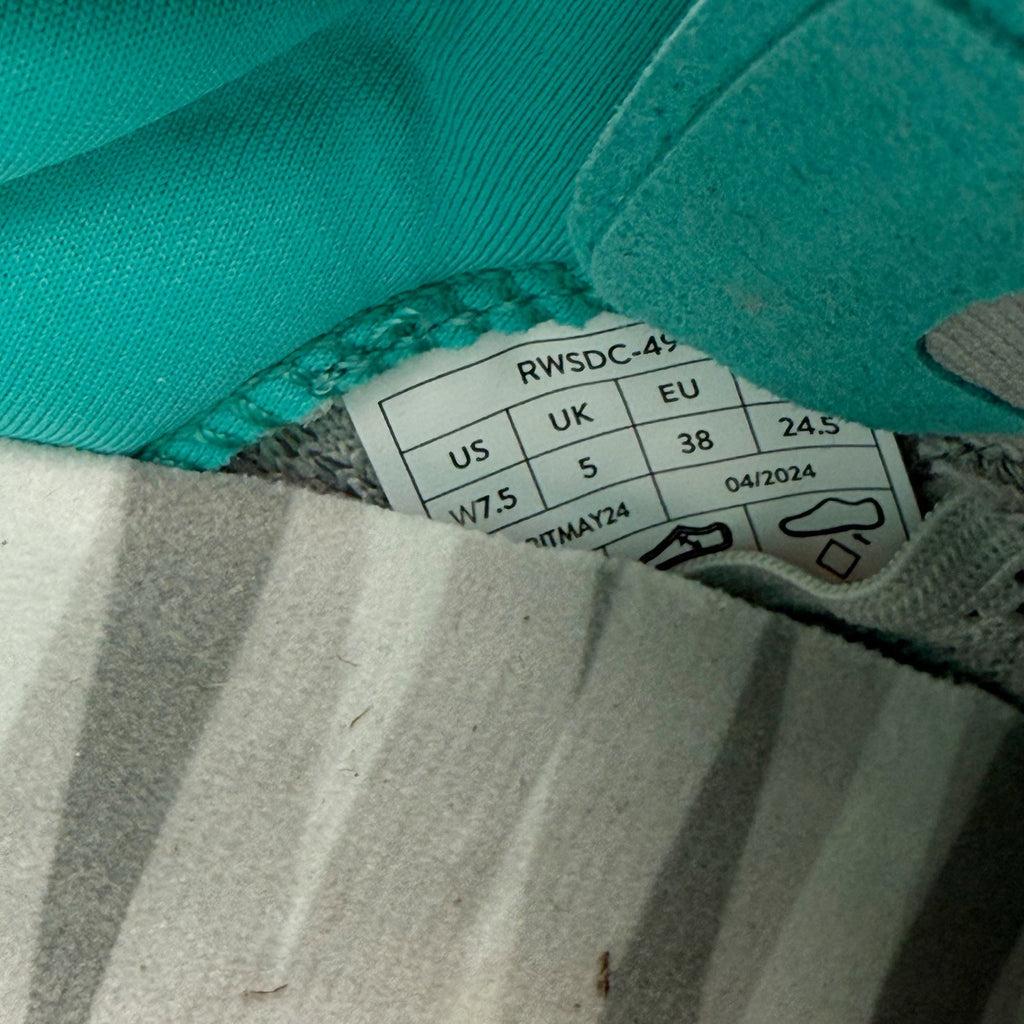 Rabbit Womens Dream Chaser Running Shoes US 7.5 Grey Teal Ceramic Athletic NIB