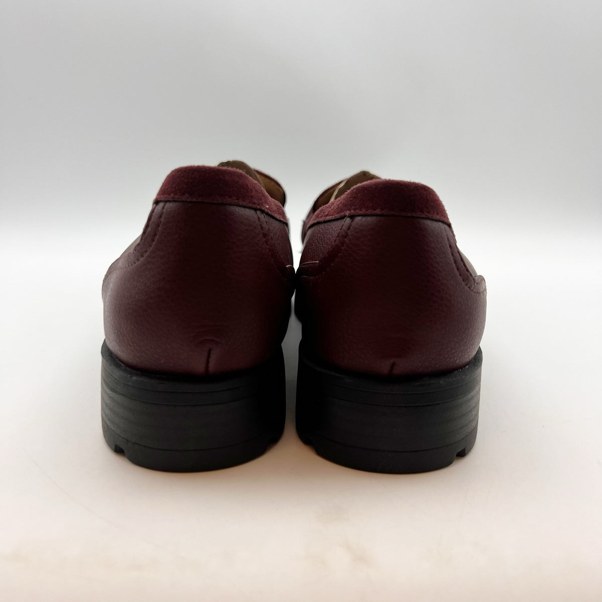 LifeStride Womens Logan Flat Loafers Size 8 EU 38.5 Wine Red NIB