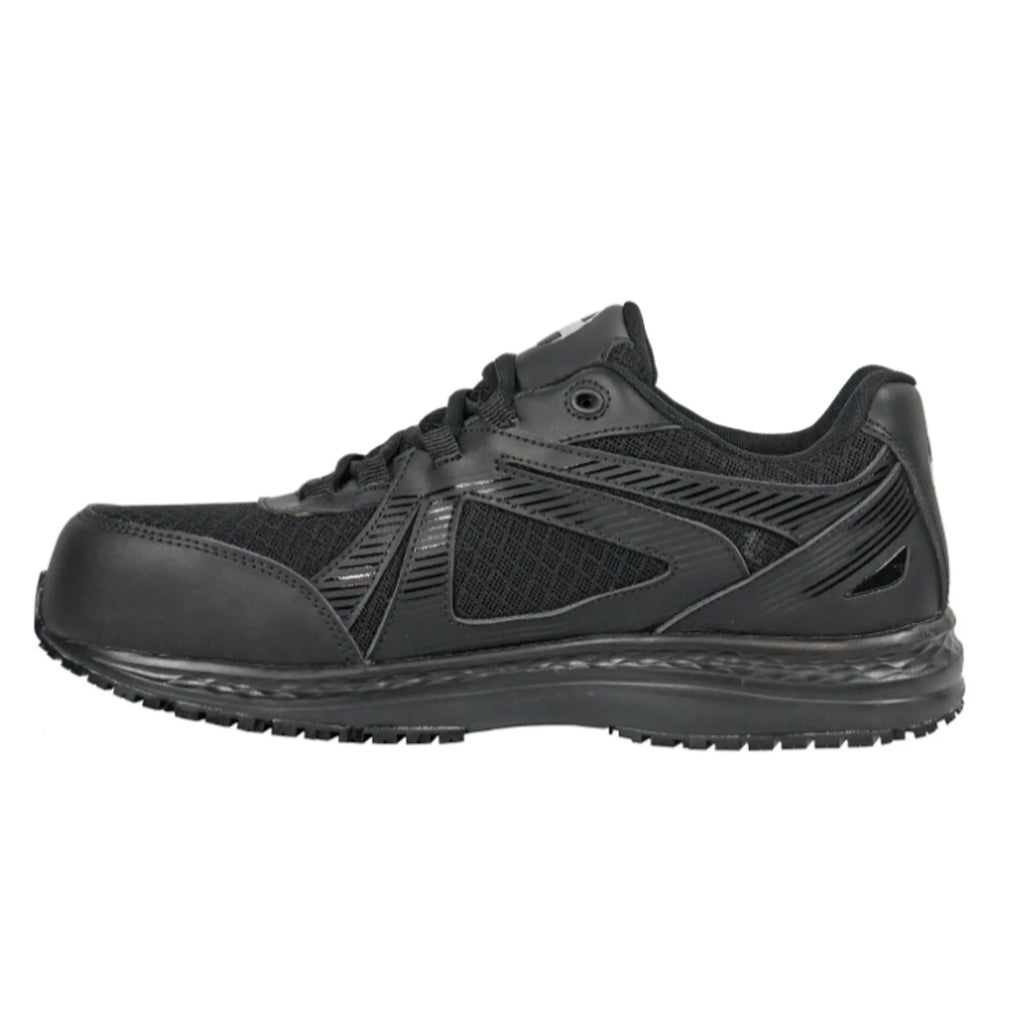 Hoss Womens Reno ll Comp Toe Work Sneakers US 4 EU 35 Black Waterproof NIB