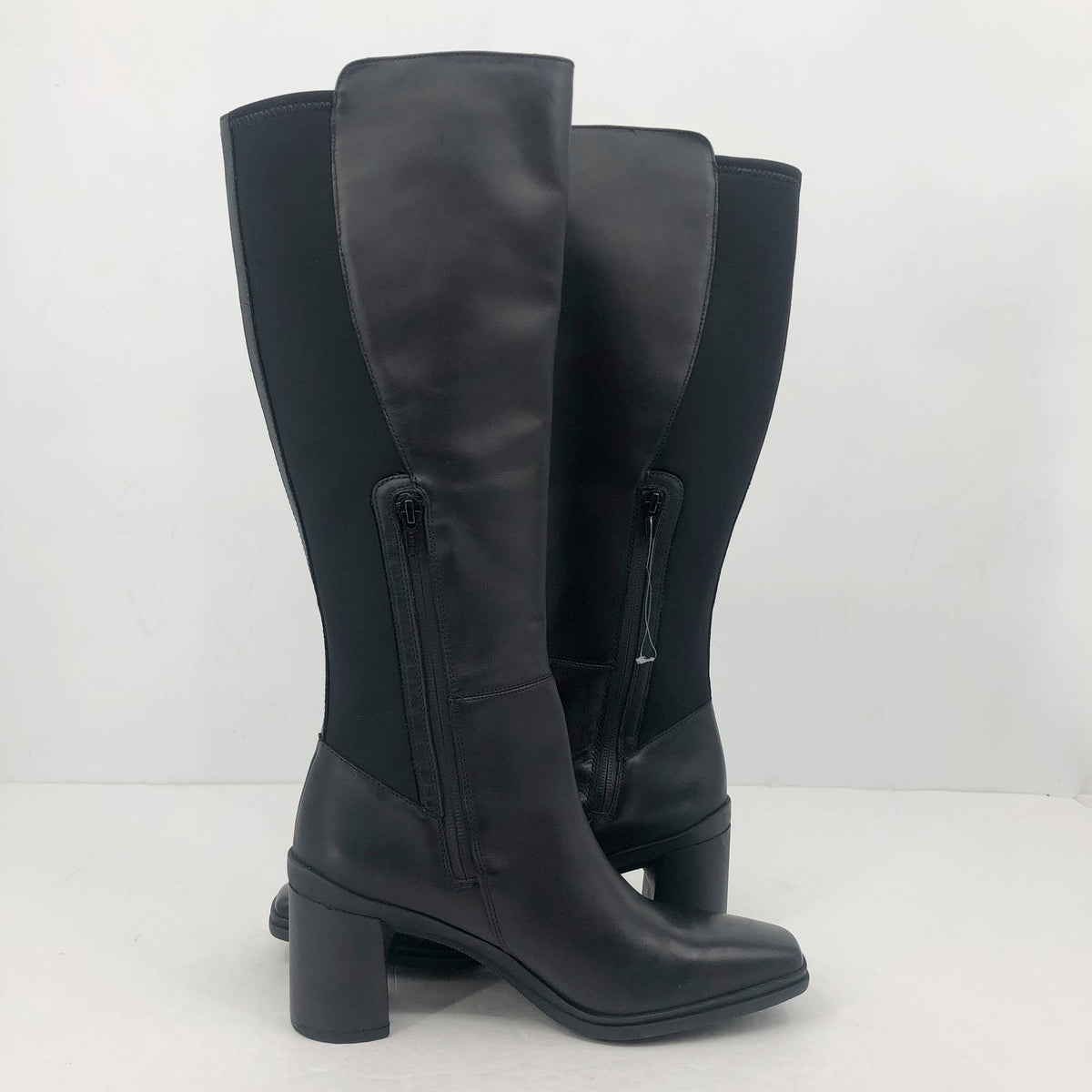 Naturalizer Womens Axel Knee High Boots Size 9 M Black Leather Waterproof NWOB