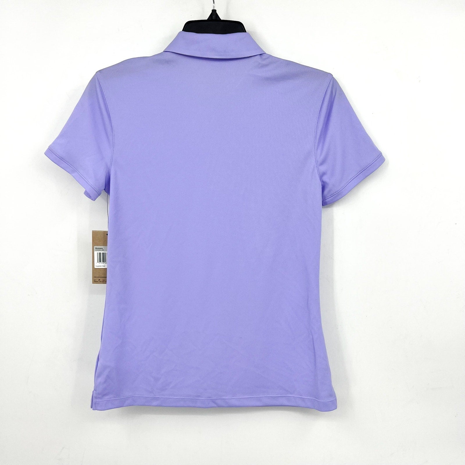 NIKE Women's Dri-FIT Victory Golf Polo Shirt XS Purple Pulse Short Sleeve NWT