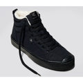 Cariuma Womens OCA Therma High Sneakers Size 6 Black Water Repllent Suede NIB