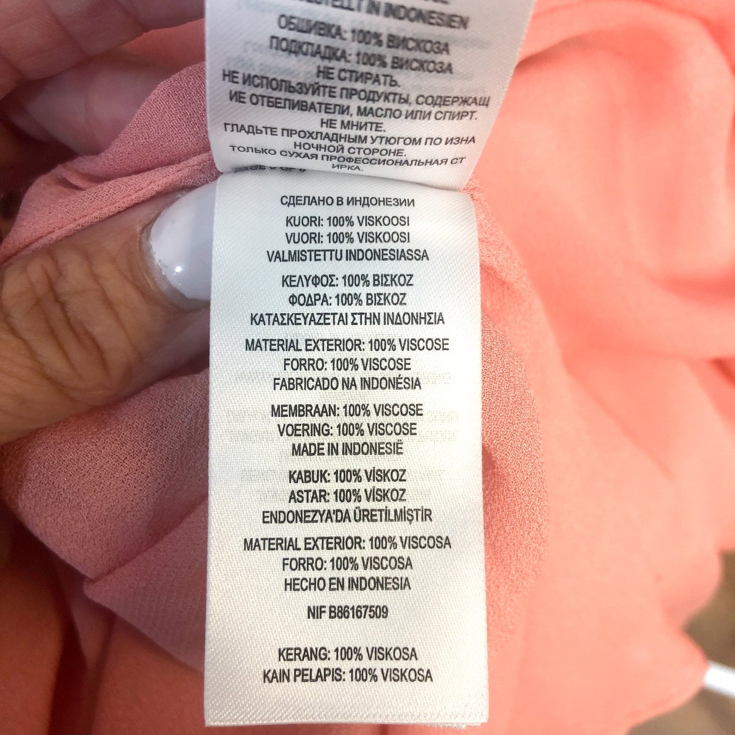 TED BAKER Women's Noemi Midi Dress Size 3 US 8 Dusky Pink V-Neck Bias Cut NWT