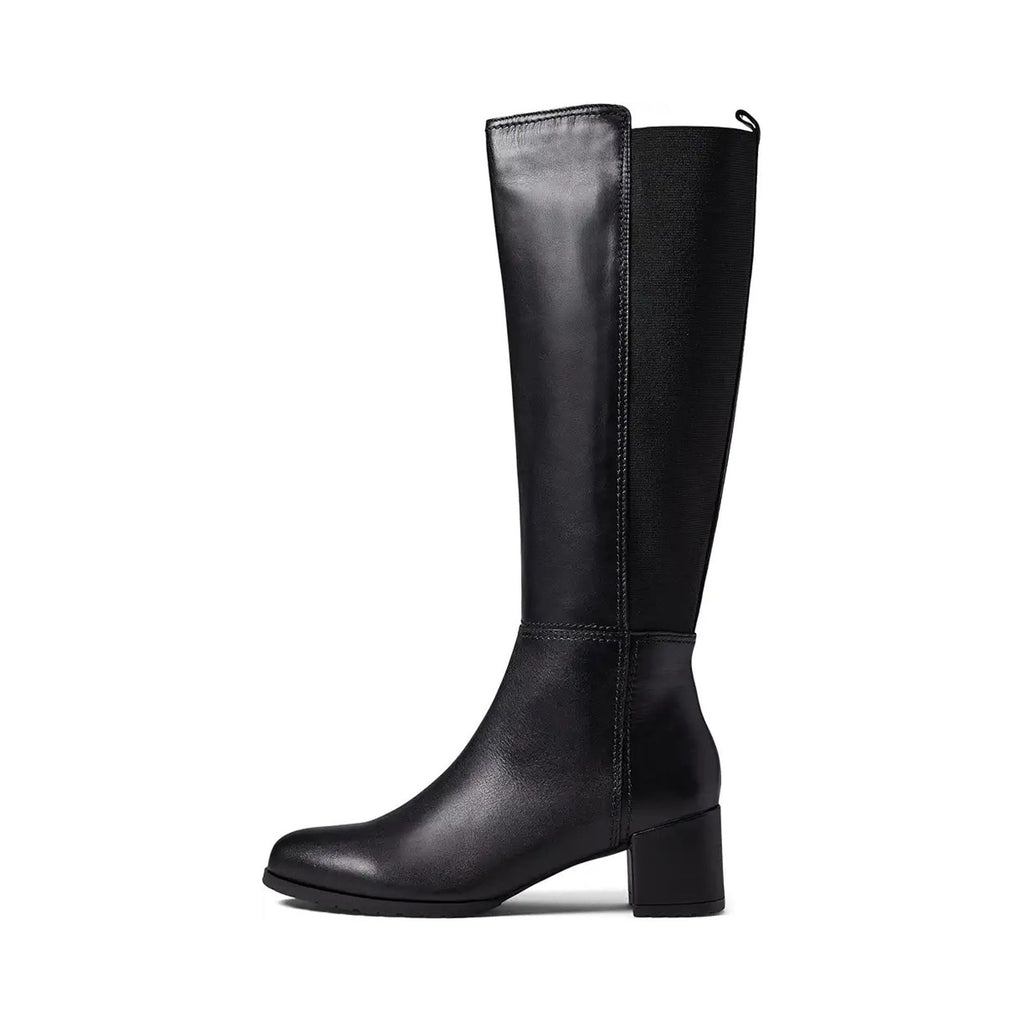 Naturalizer Women Brent Knee High Boot 12 Wide Black Leather Weatherproof NIB