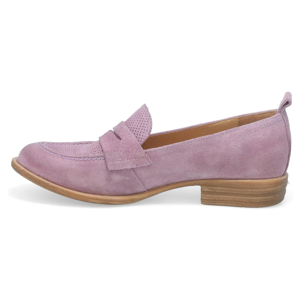 Miz Mooz Womens Gracie Loafer Size EU 39 US 8.5 Purple Suede Pump Heeled NIB