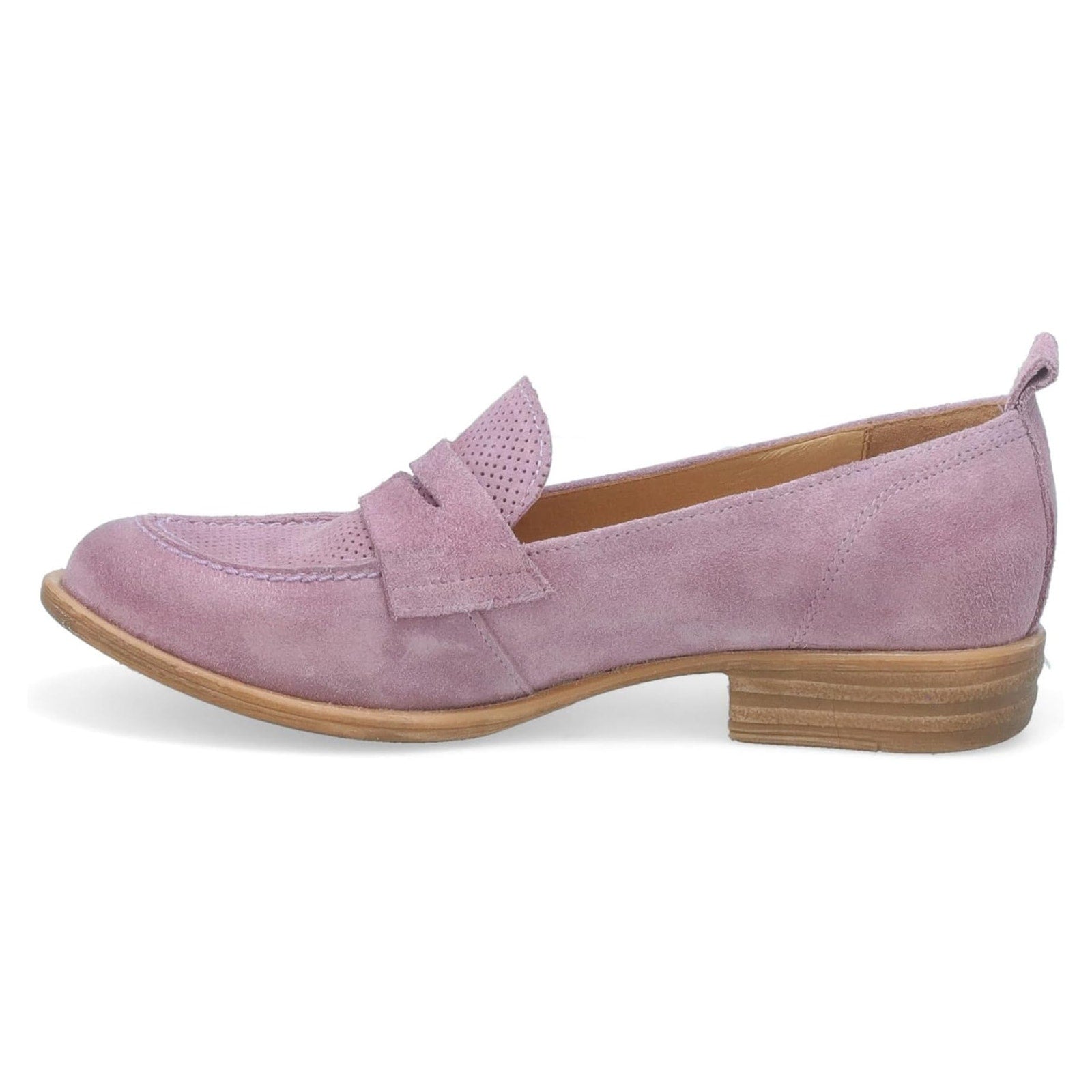 Miz Mooz Womens Gracie Loafer Size EU 39 US 8.5 Purple Suede Pump Heeled NIB