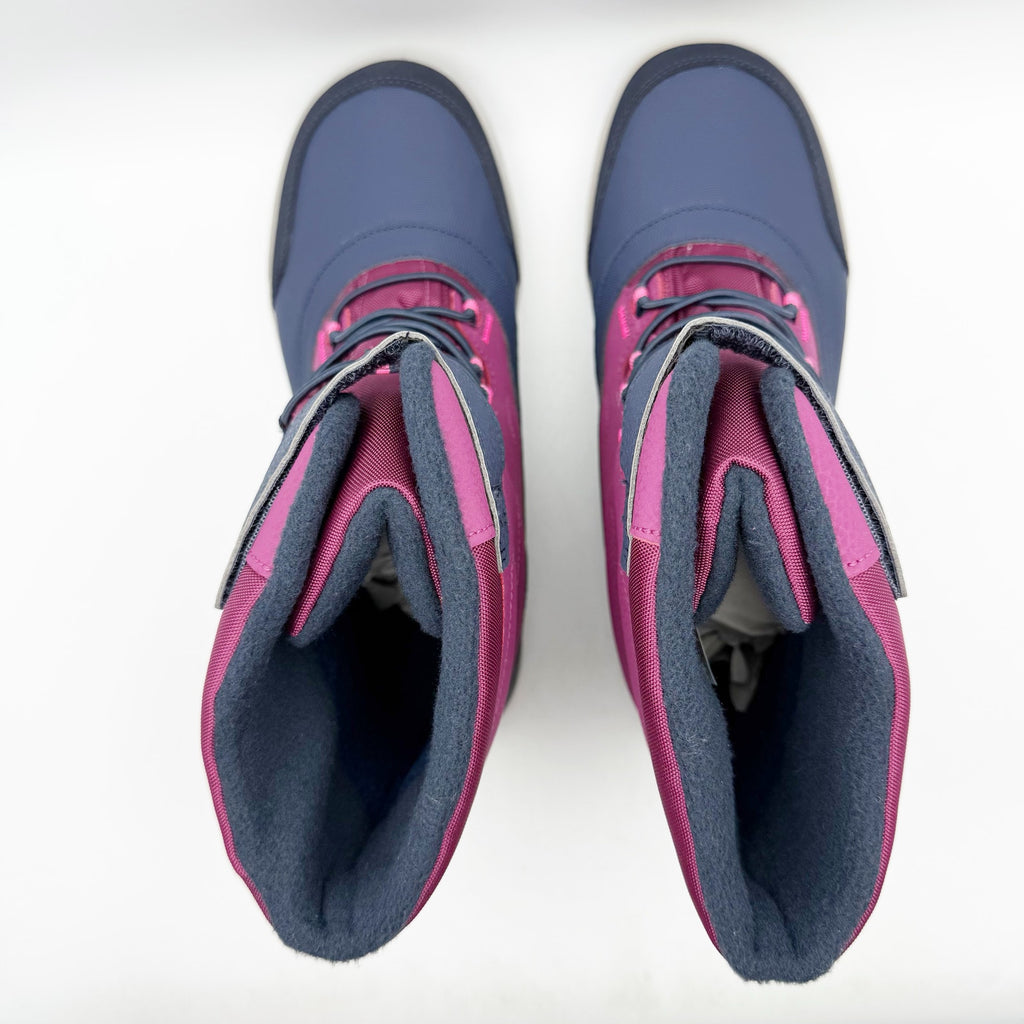 Merrell Big Kids Snow Storm Winter Boots Size 7 Pink Berry Navy Waterproof NIB