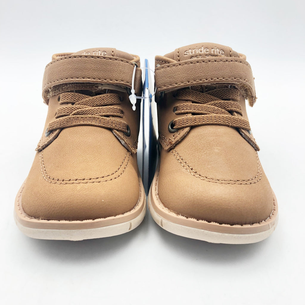 Stride Rite SRT Quinn Hazel Boy Boots Size 5 Brown Kids Shoes NIB