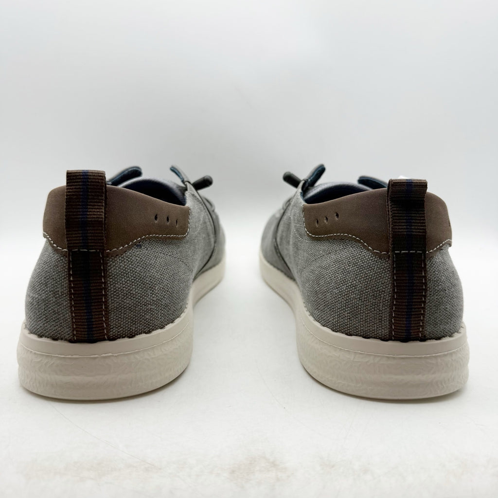 Nunn Bush Mens Brewski Slip on Casual Shoes US 13 M Grey Knit NIB