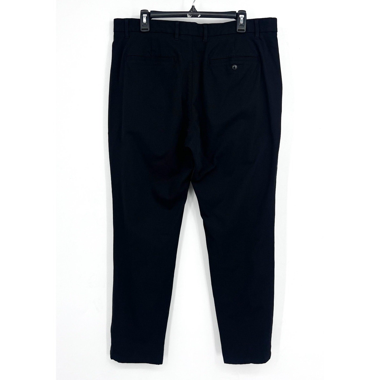 EVERLANE Uniform Mens Performance Chino Pants 30x32 Black Athletic Fit NWT