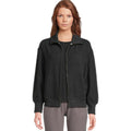 FAHERTY Legend Lounge Full Zip Sweatshirt Medium Heathered Black Twill NWT