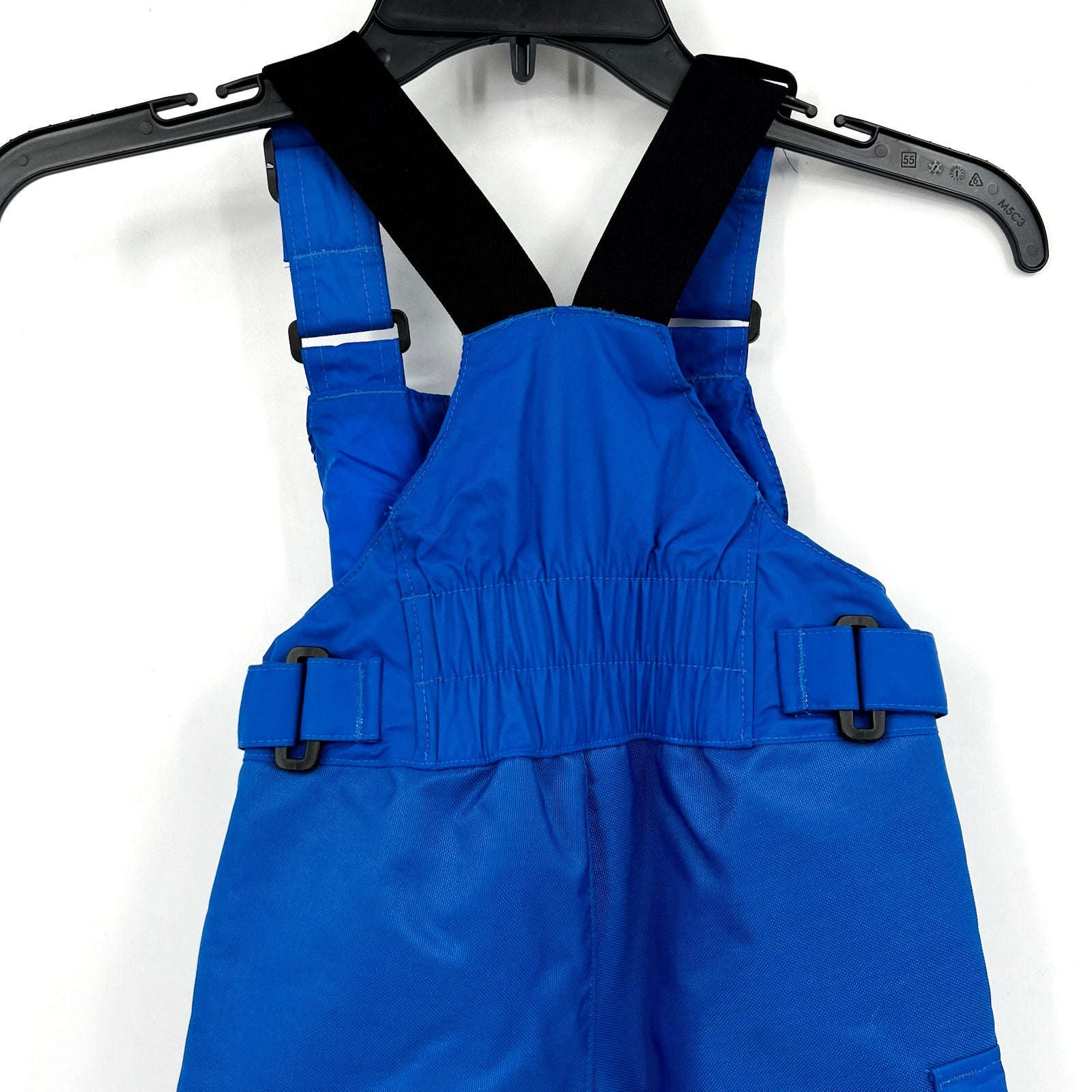COLUMBIA Kids' Adventure Ride II Insulated Snow Bibs Size 4T Mountain Blue NWOT