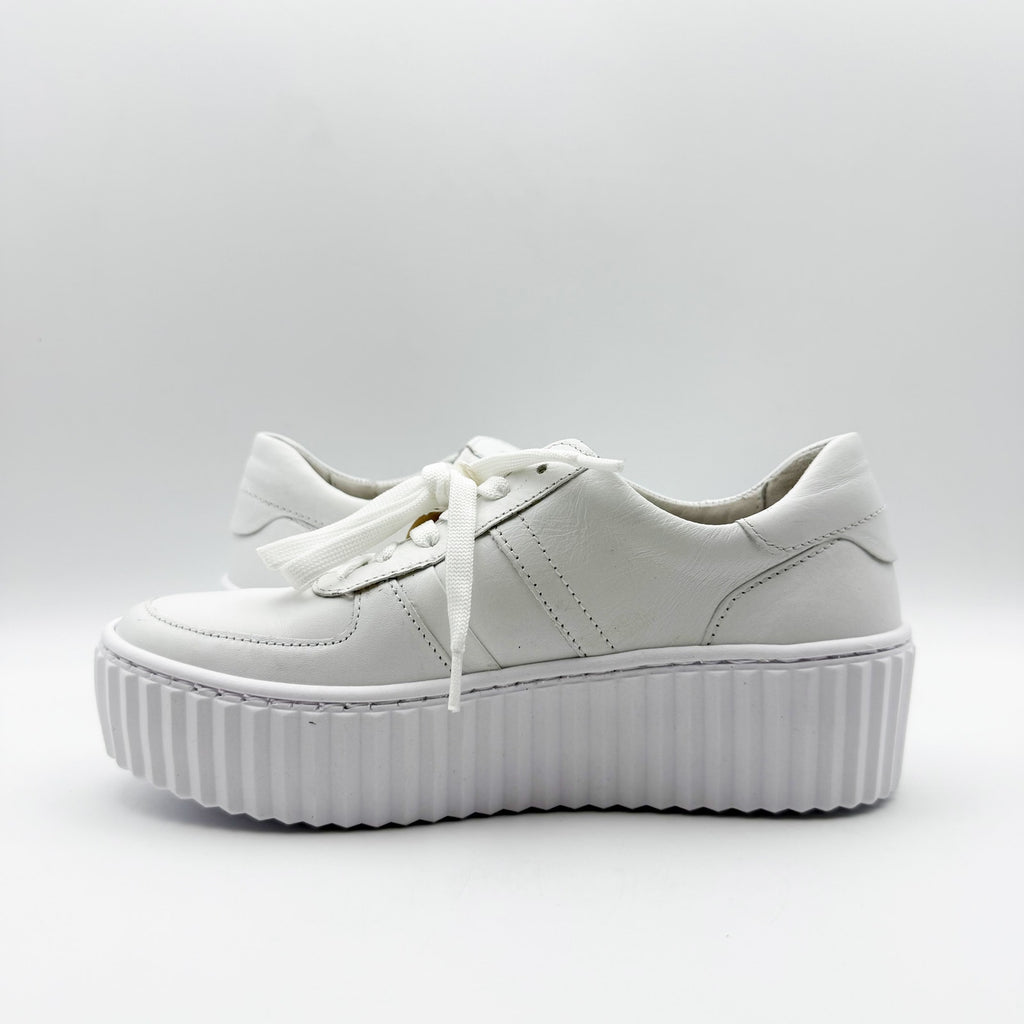 Gabor Womens Gabor 23.203 Casul Sneakers US Size 6 UK 3.5 White Leather NIB