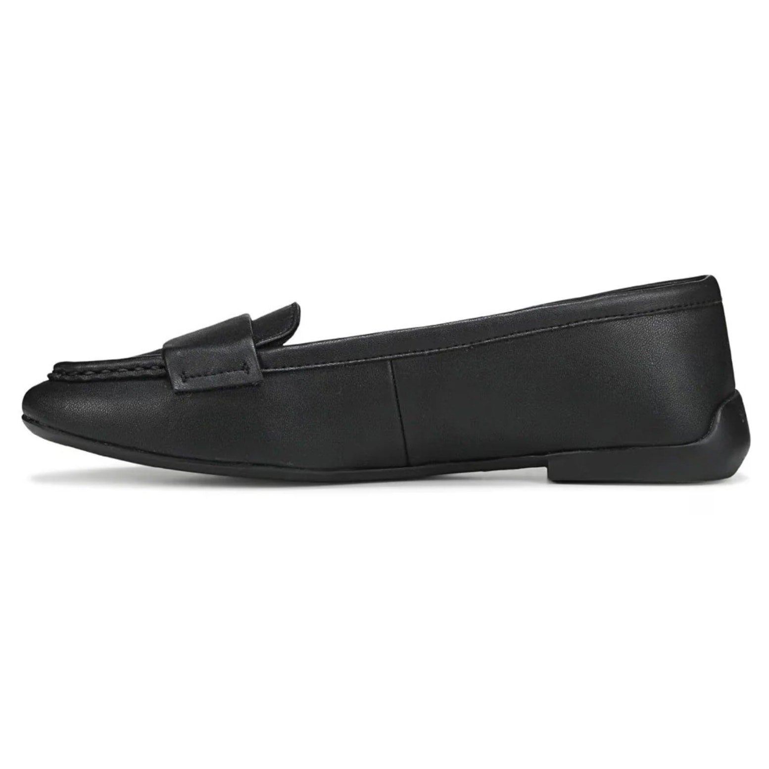 Franco Sarto Womens Faris Slip On Flats Size 6.5 Black Faux Leather NIB
