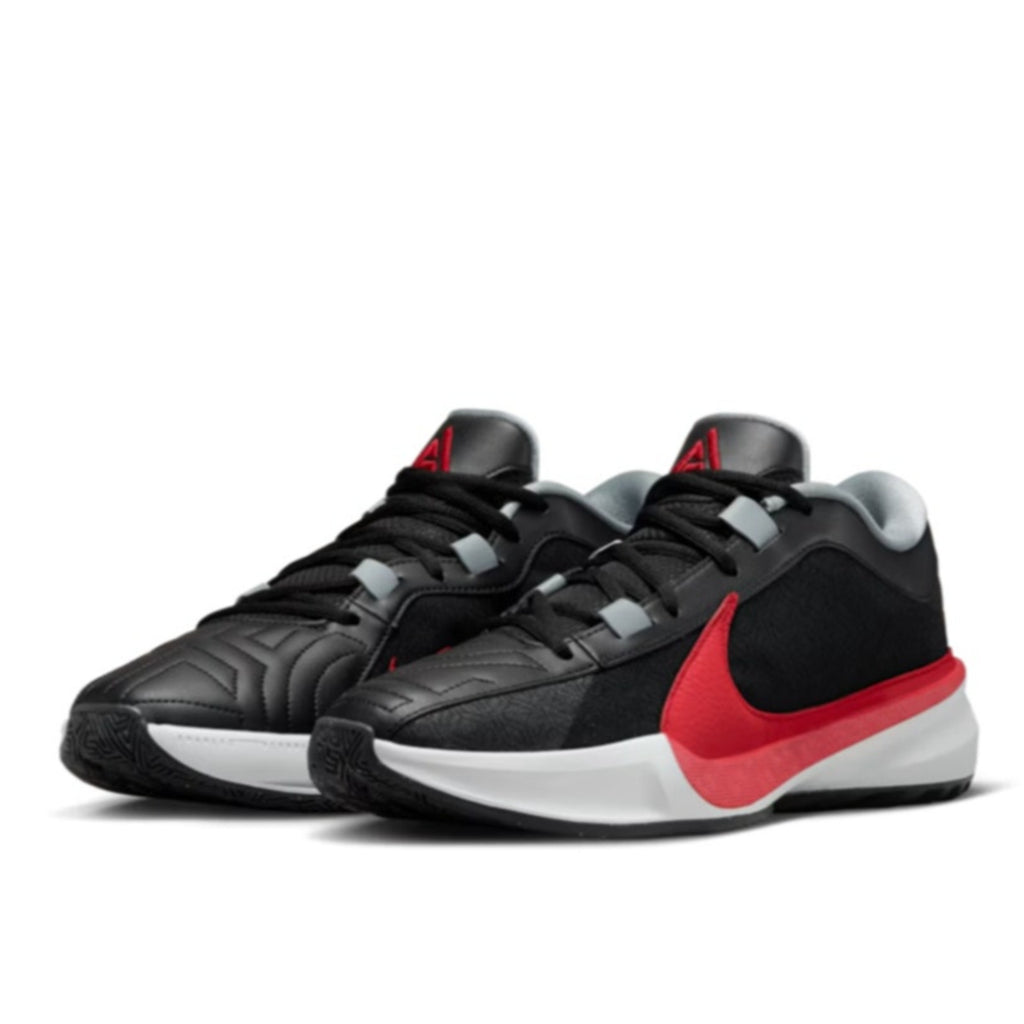 NIKE Mens Air Zoom Freak 5 Basketball Shoes Size 10.5 Black Red Giannis NWOB