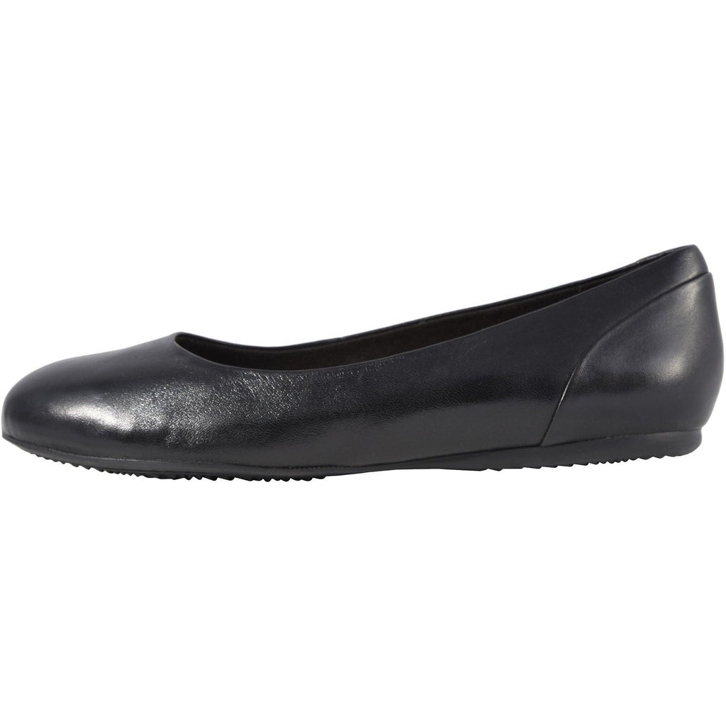 SoftWalk Womens Sonoma Ballet Flats Size 7 Wide Black Leather NWOB