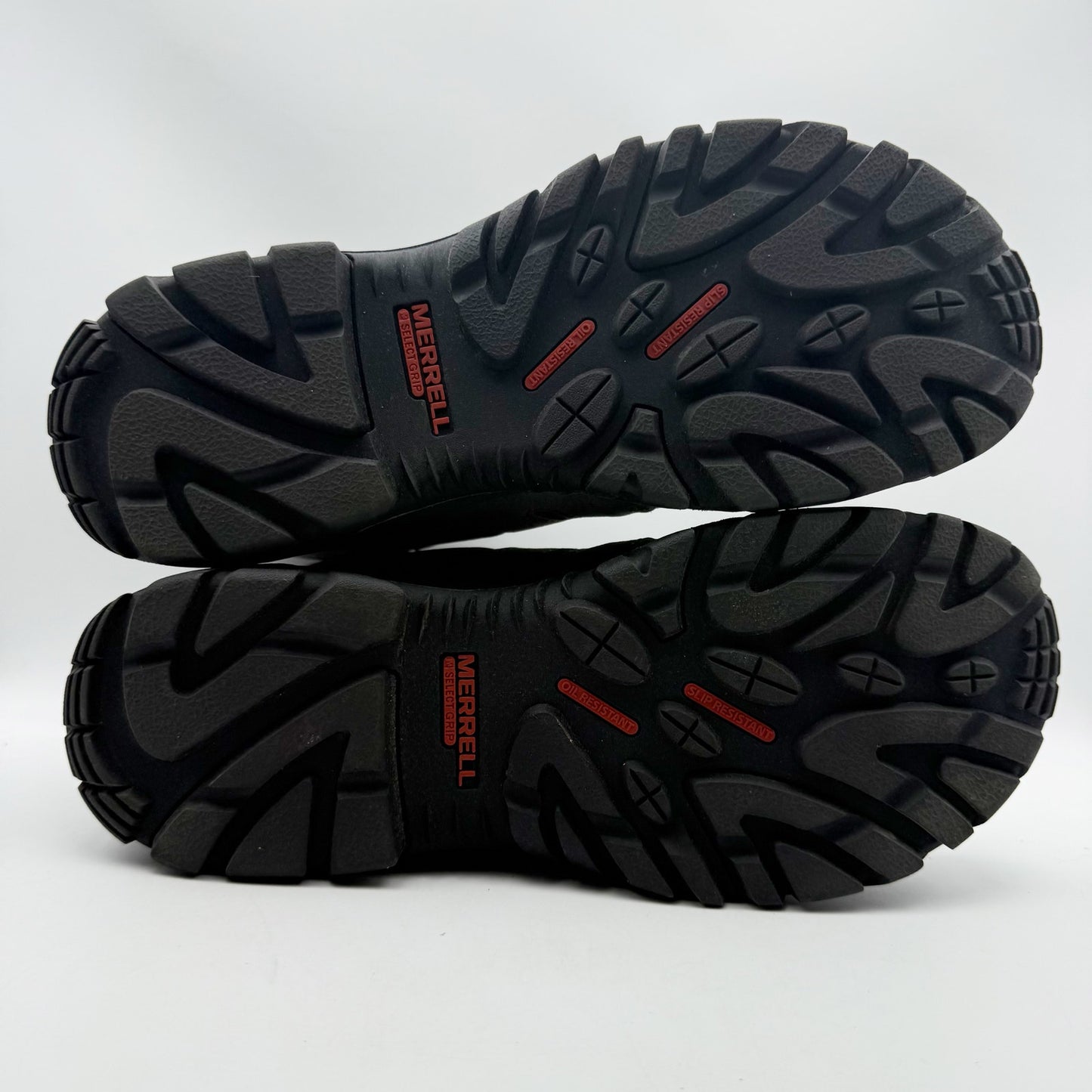 Merrell Mens Strongbound Mid Hiking Boots US 14 M Grey Charcoal Waterproof NIB