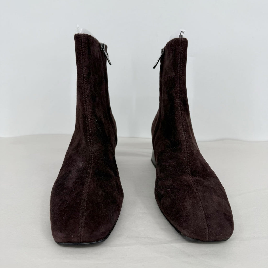 Sam Edelman Womens Paige Ankle Boots US 9 M Brown Suede NWOB