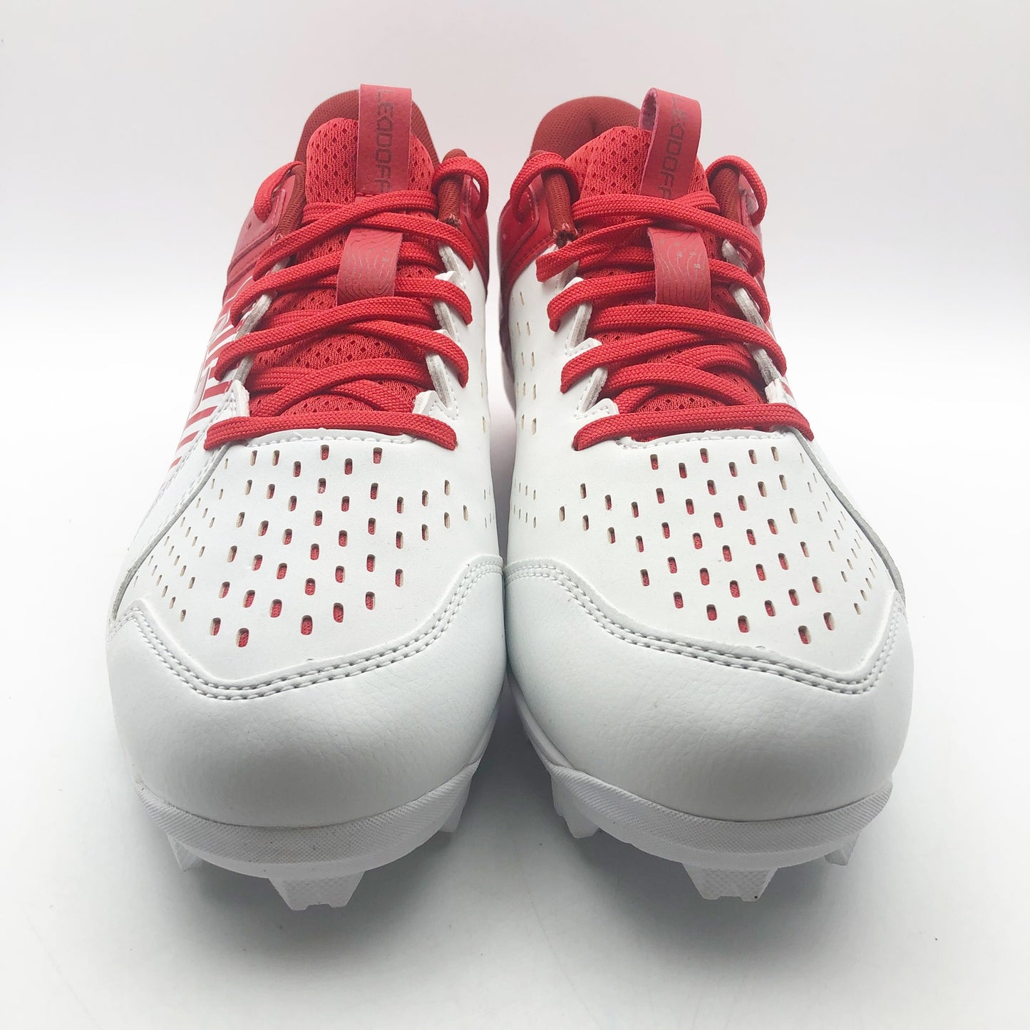 Under Armour Men's Leadoff Low Rm Baseball Cleats Size 9.5 Red White NWOB