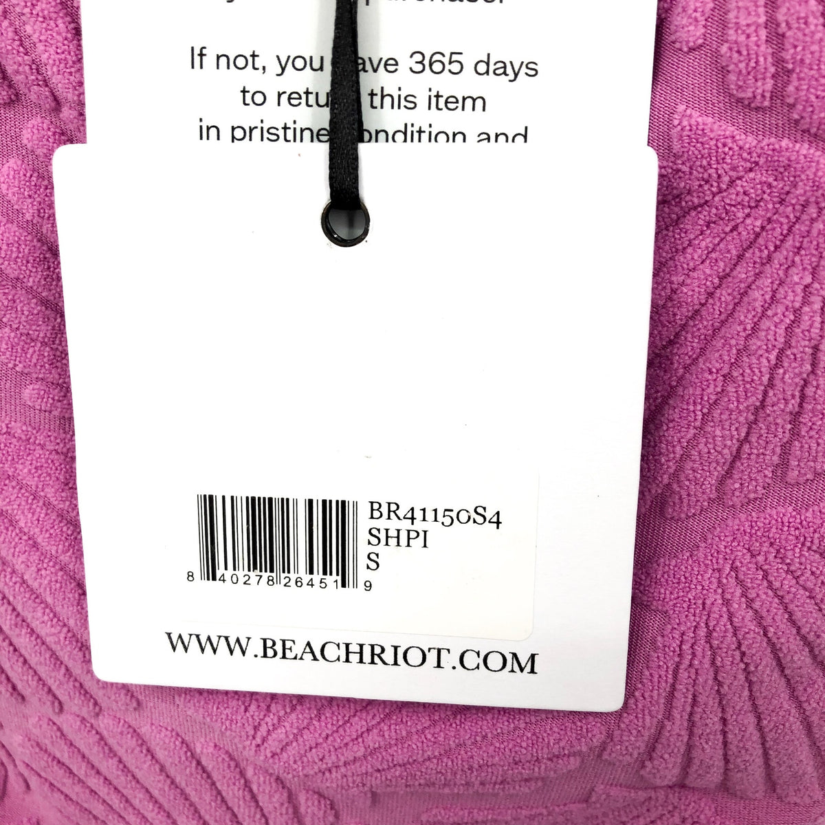 BEACH RIOT Women's Athena One Piece Swimsuit Small Shell Pink One Shoulder NWT