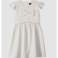 BARDOT Toddler Girls Waffle-Knit Mini Dress 24 Months Gardenia White NWT