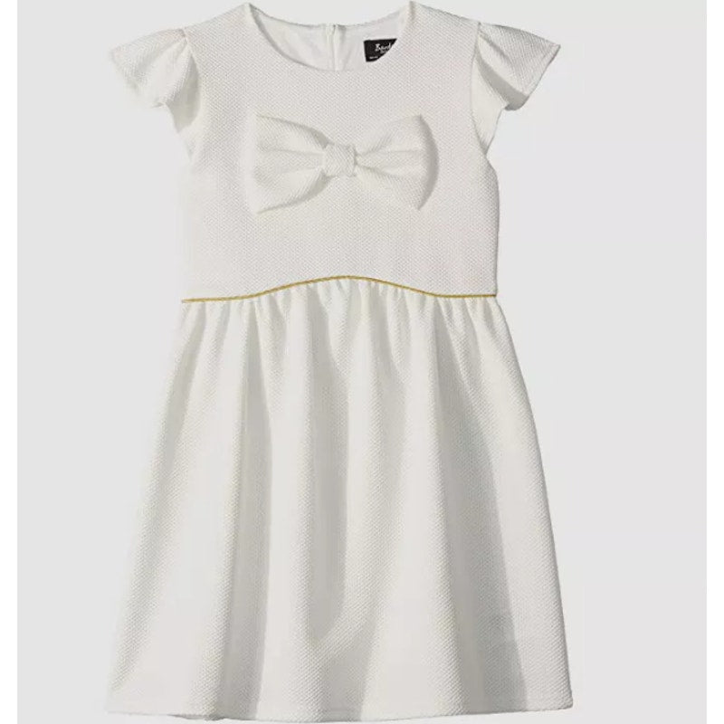 BARDOT Toddler Girls Waffle-Knit Mini Dress 24 Months Gardenia White NWT