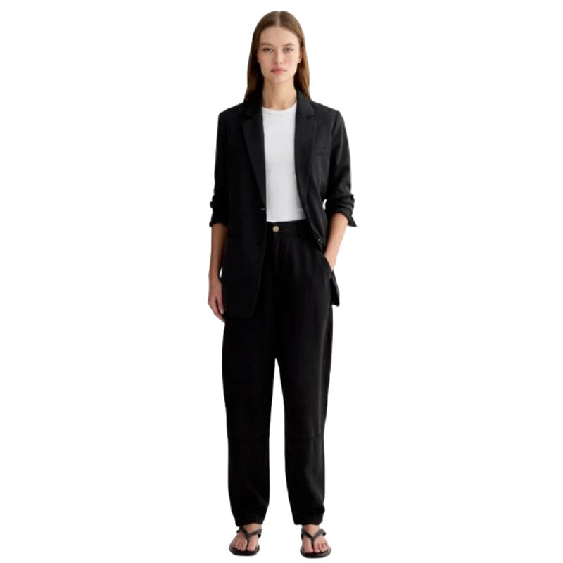 EVERLANE Women's The Relaxed Chino Pants Size 2 Black Buttersoft Barrel Fit NWT