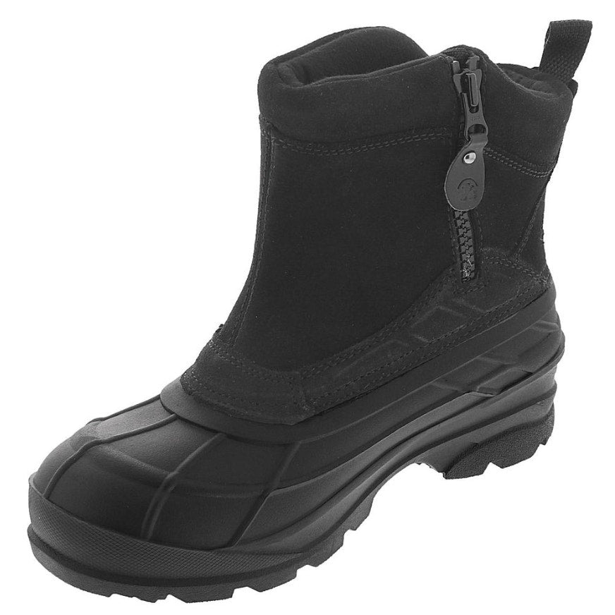 Kamik Mens Champlain 3 Winter Boot US 12 EU 45 Black Suede Waterproof NIB