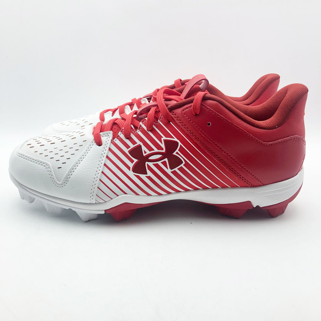 Under Armour Men's Leadoff Low Rm Baseball Cleats Size 13 Red White NWOB