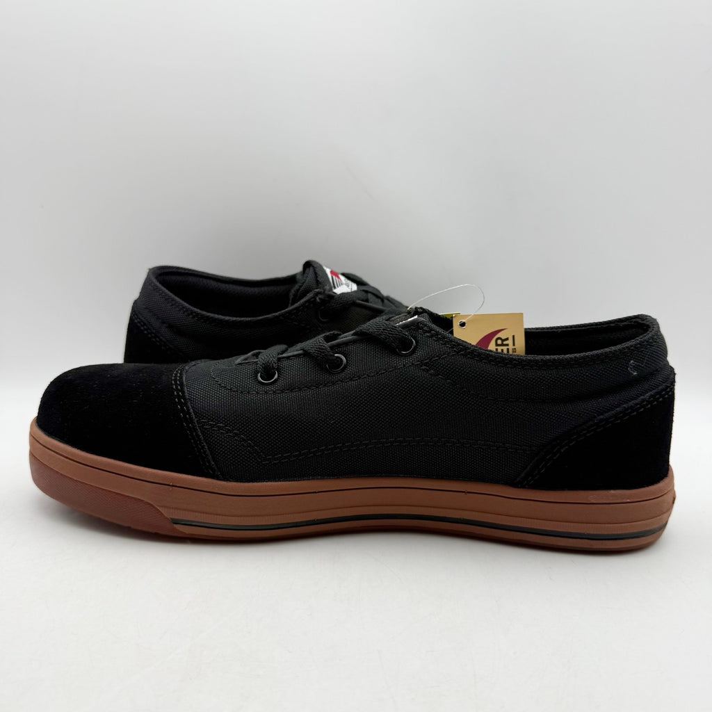 Avenger Mens Blade 3 Eye Low Work Shoes 9 WIDE Black Comp Toe A134 SR EH NIB