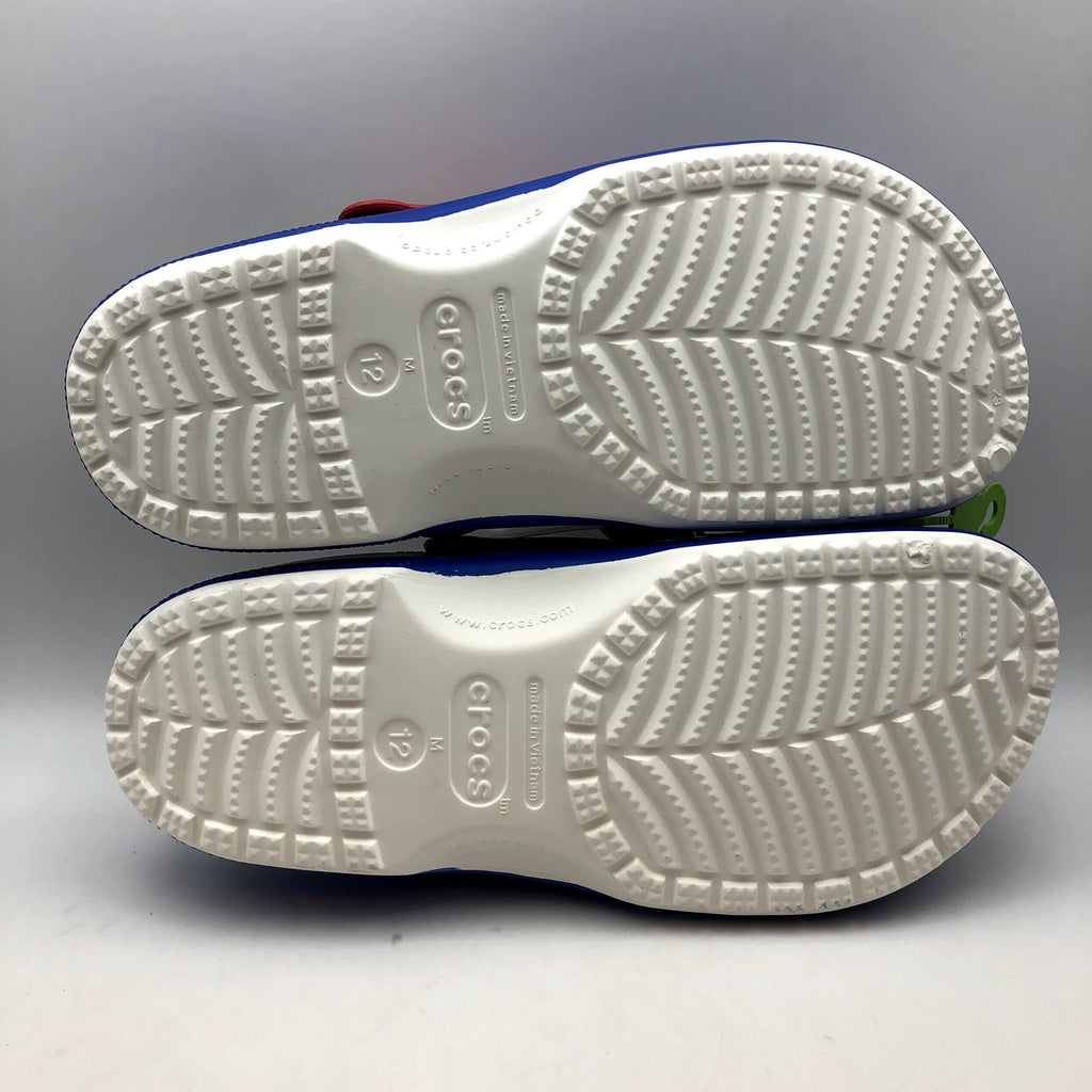 Crocs NBA Mens Philadelphia 76ers Classic Clog Size 12 Blue White NWOB