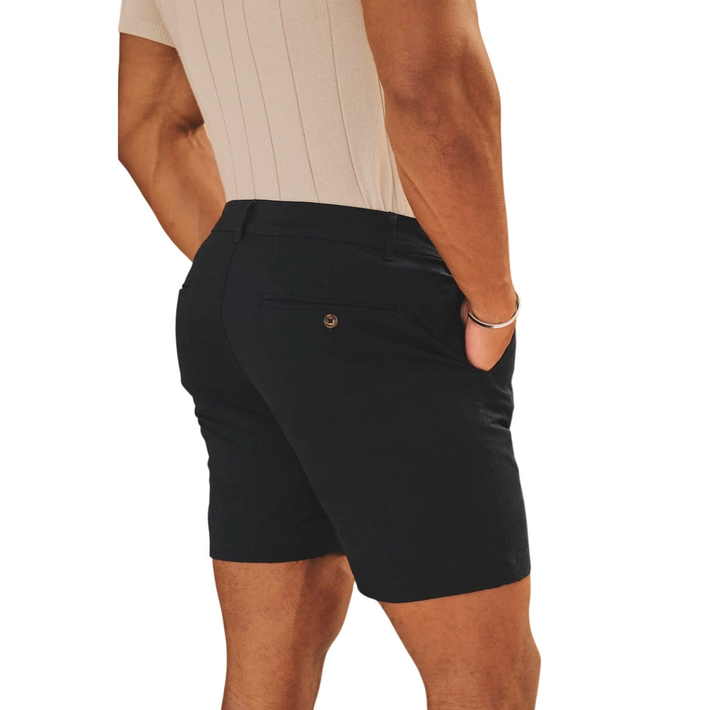 EVERLANE Men's 7" Athletic Fit Performance Chino Shorts Size 31 Navy Blue NWT
