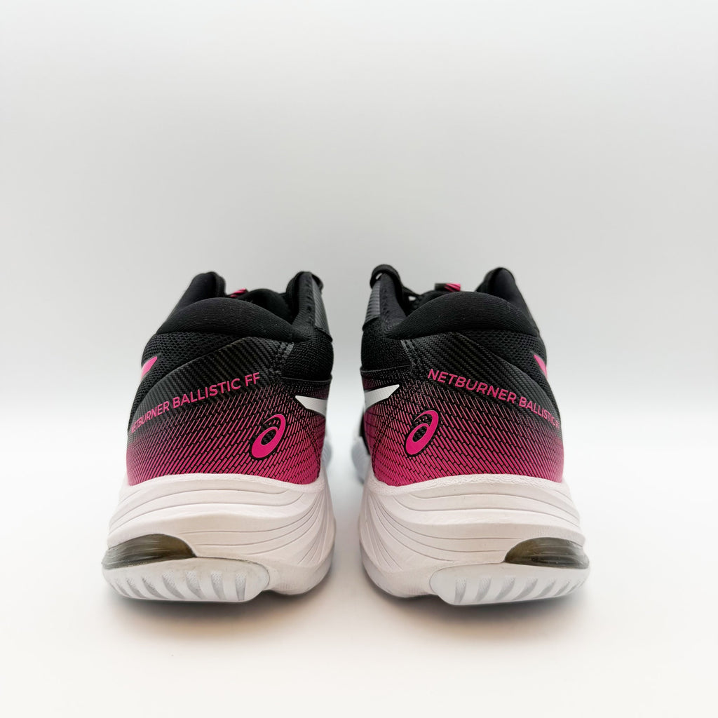 ASICS Womens Netburner Ballistic Ff Mt 3 Volleyball Shoes US 7 Black Pink NWOB