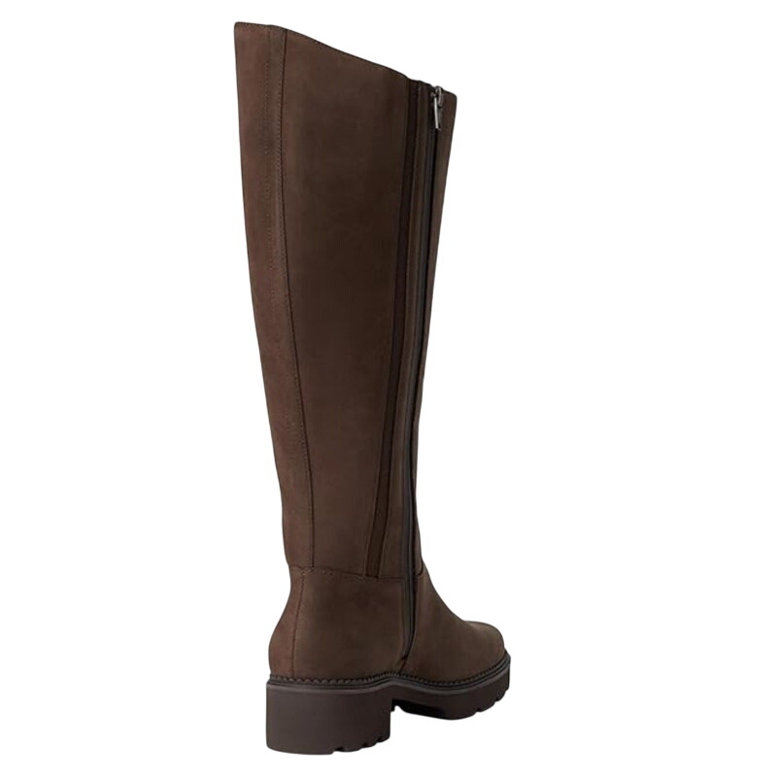 VIONIC Womens Fallbrook Knee High Boots US 8M Wide Calf Brown Leather NWOB