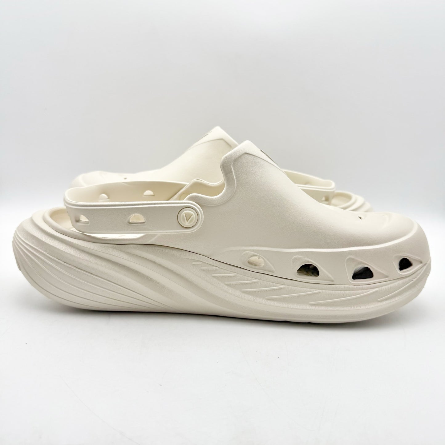 Vionic Womens Wave X Clogs US 13 Off White Comfort NWOB