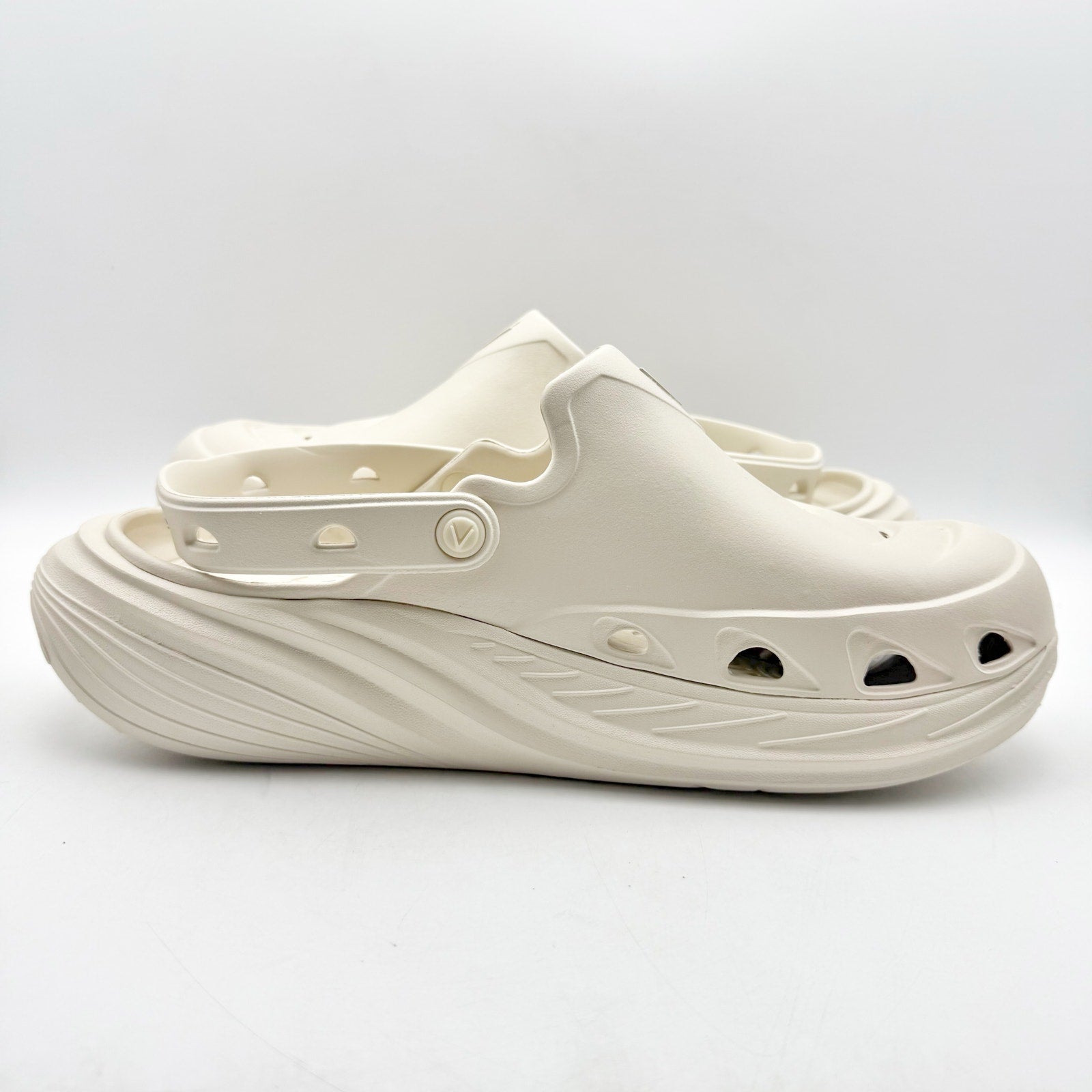 Vionic Womens Wave X Clogs US 13 Off White Comfort NWOB
