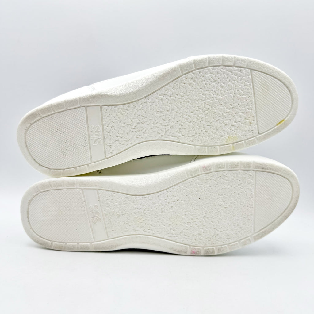 SAS Womens Free Time Comfort Walking Shoe US 9.5 Narrow EU 40 White Leather NIB