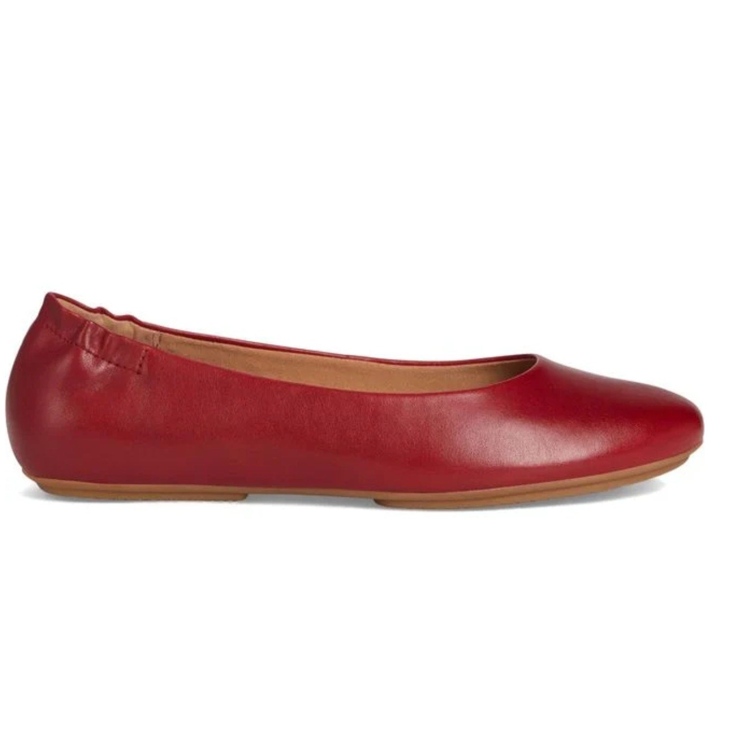 Dansko Womens Mollie Ballerina Flats EU 39 Size 8.5-9 Cherry Red Leather NWOB