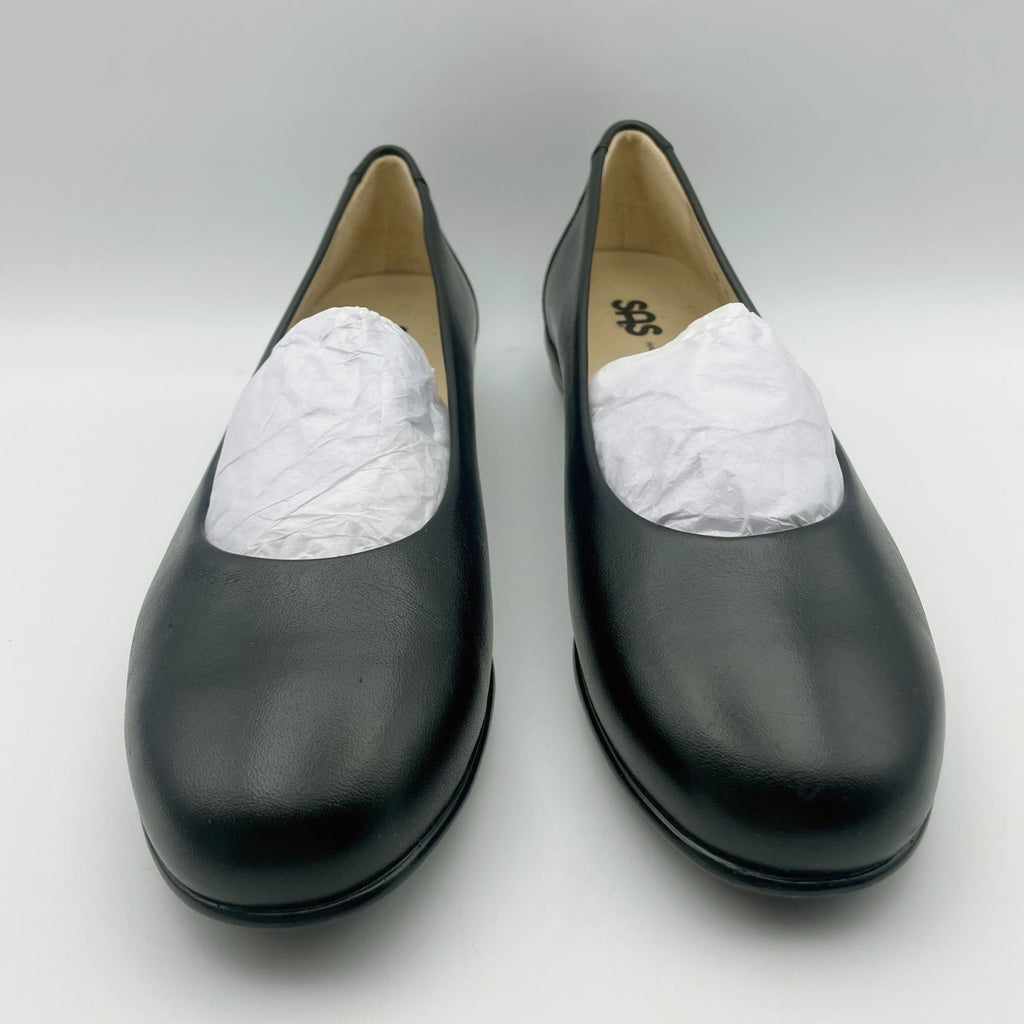 SAS Womens Scenic Ballet Flat US 9 Slim EU 39.5 Black Leather NIB