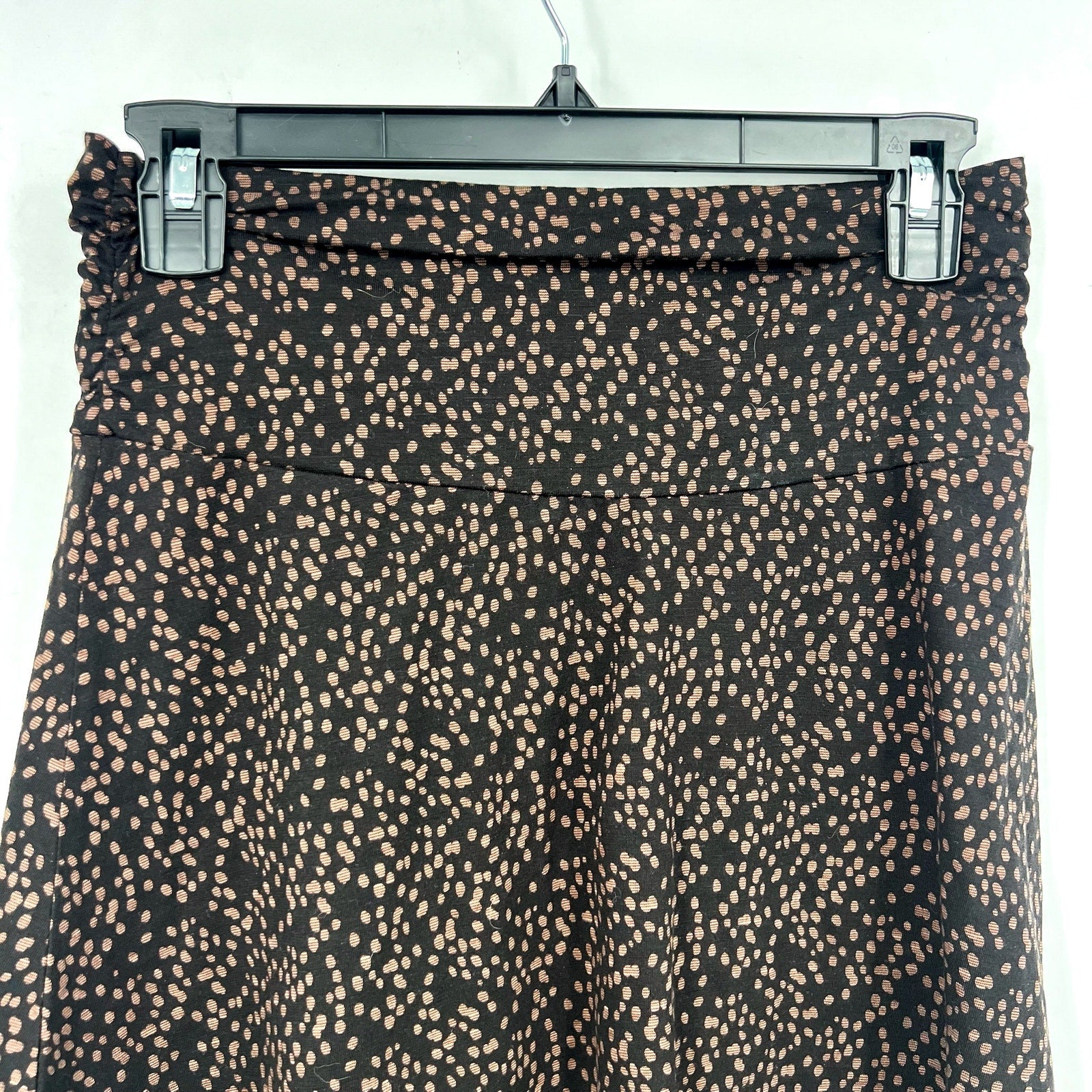 TOAD & CO Womens Chaka Pull-On Mini Skirt XS Black Dot Print NWT